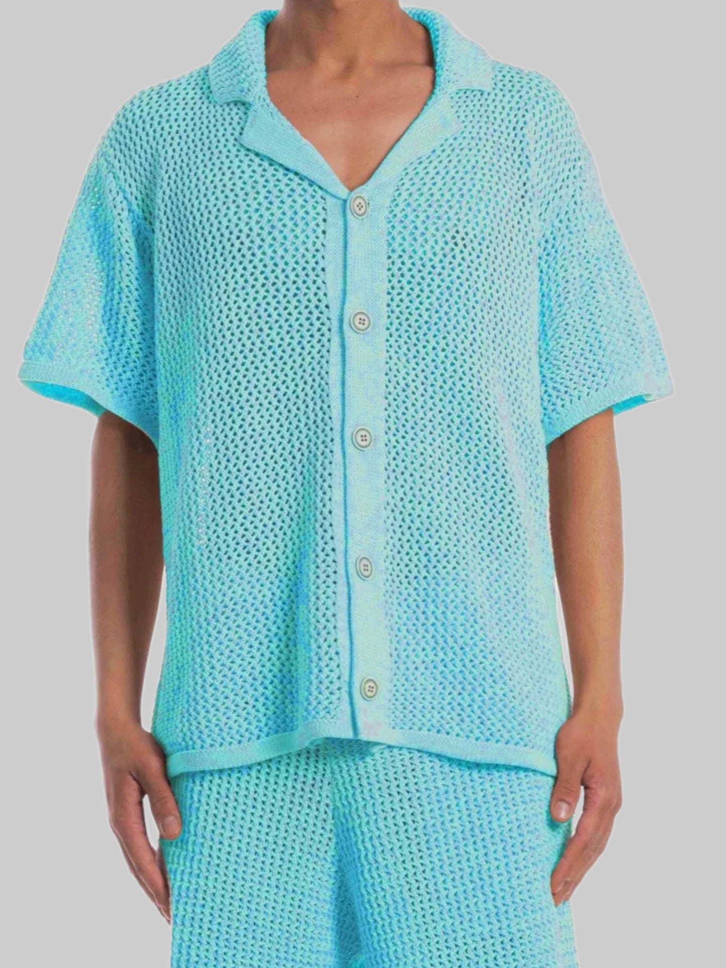 Tiffany Crochet Short Sleeve Shirt Garment Workshop