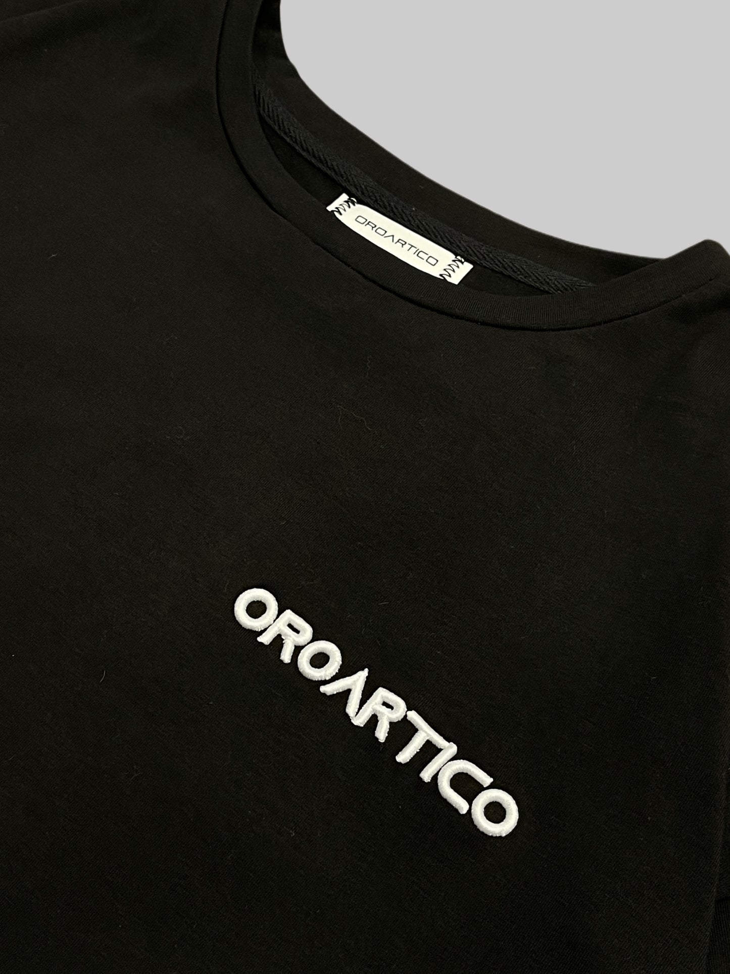 Longsleeve Shirt Boxy Black Oroartico